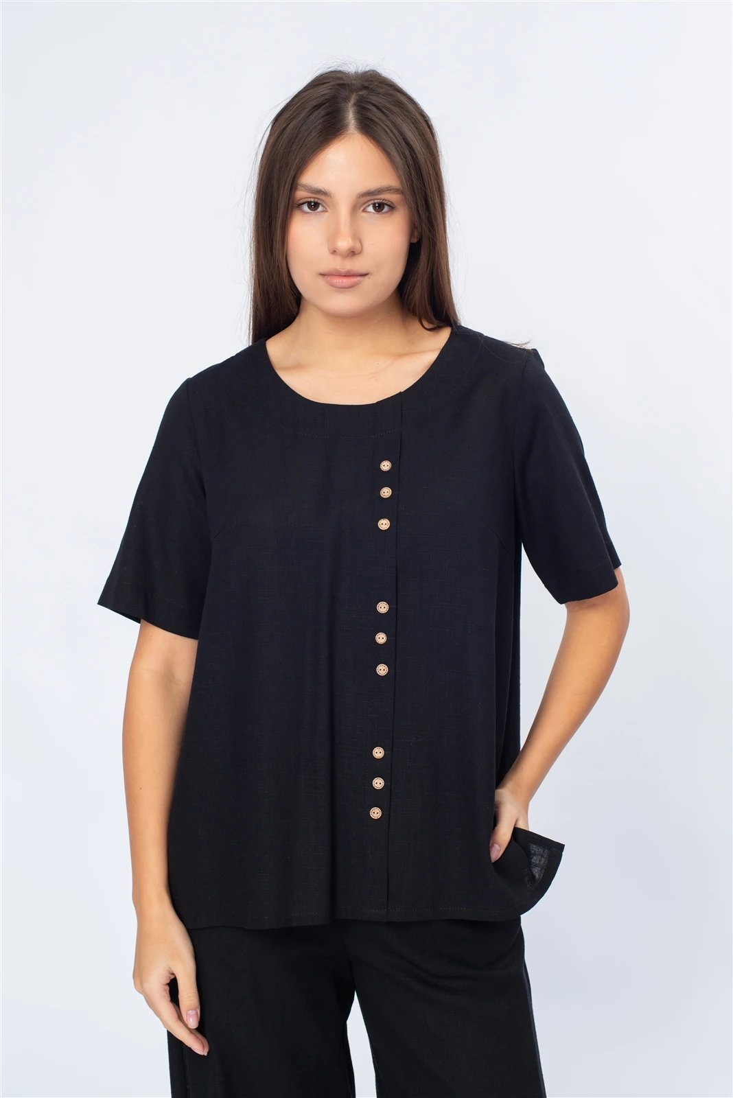 Блузка женская 6004.LT оптом от производителя Ledinika