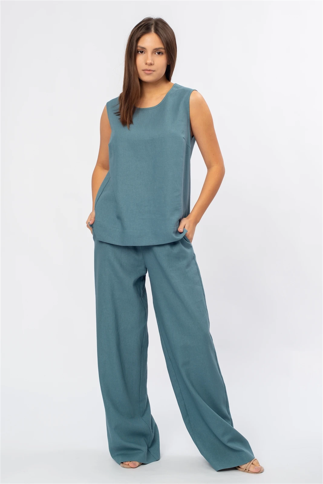 Брюки женские 1117.L оптом от производителя Ledinika