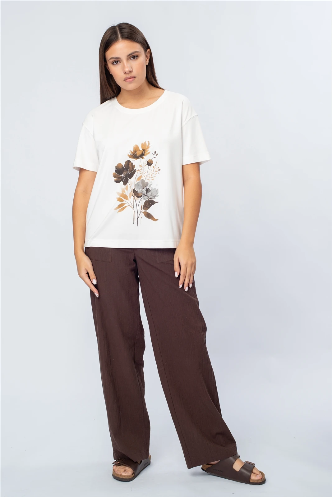 Брюки женские 6050.H оптом от производителя Ledinika