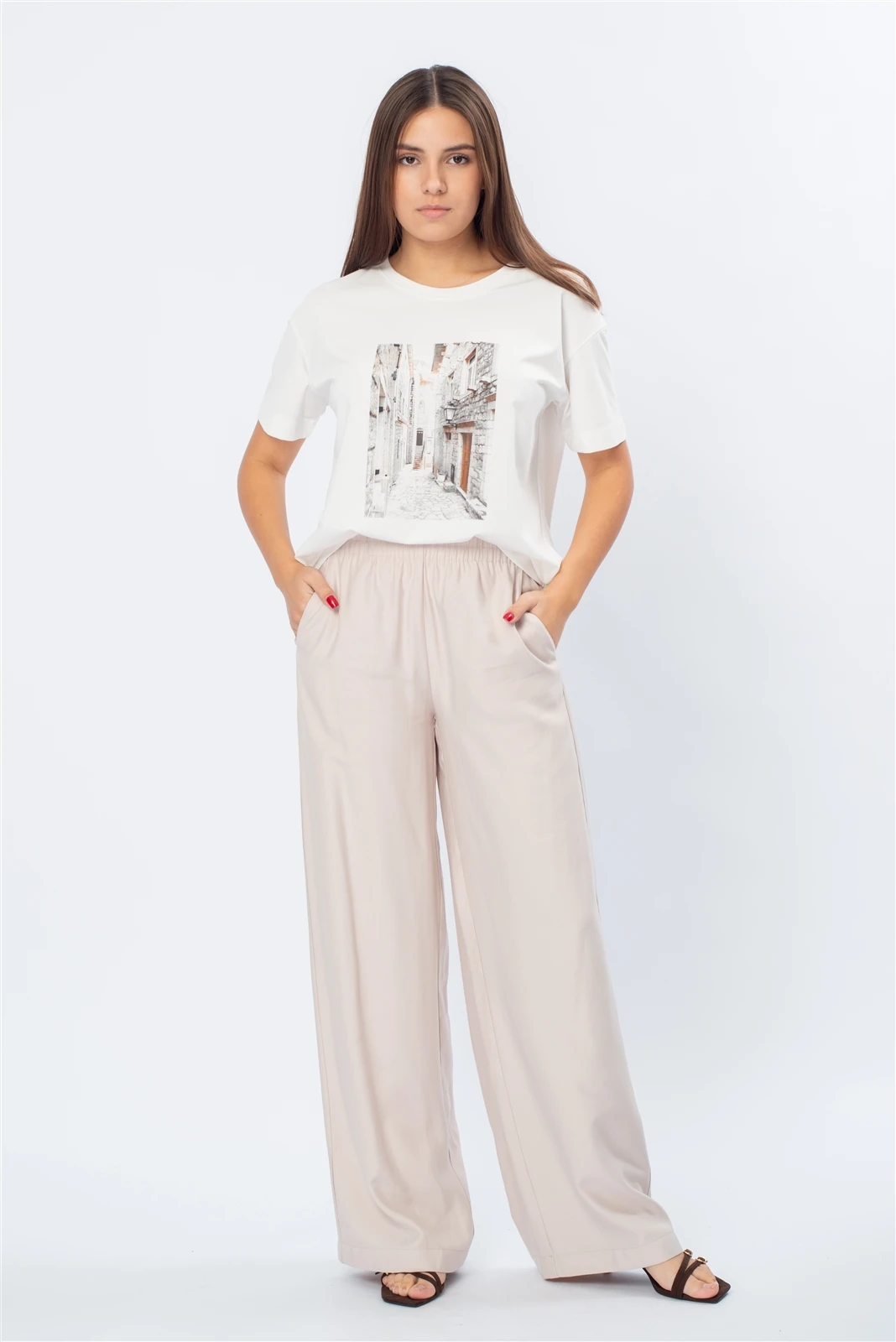 Брюки женские 1117.TS оптом от производителя Ledinika