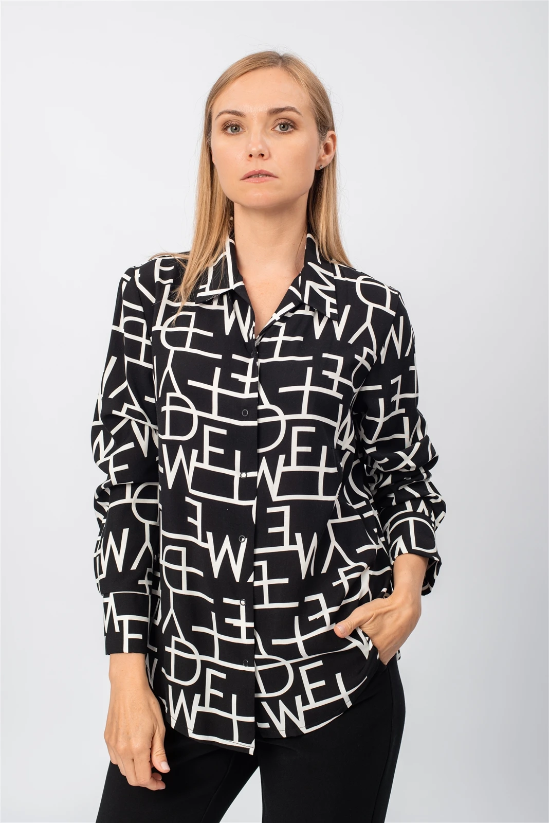 Блузка женская 3089.S оптом от производителя Ledinika