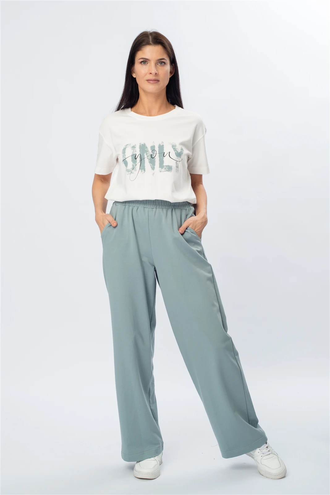 Брюки женские 6057.1.FPD оптом от производителя Ledinika