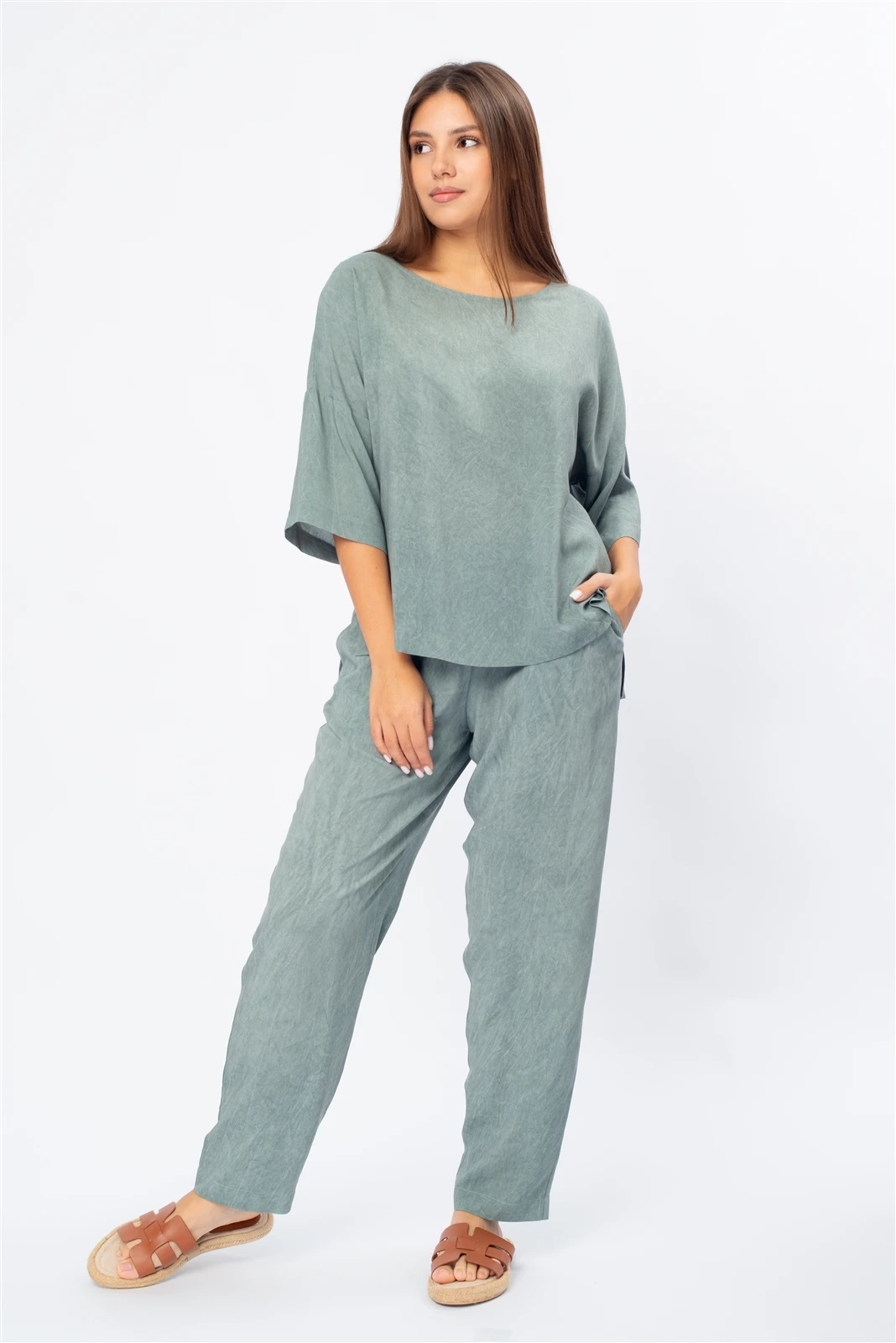 Брюки женские 6007.VH оптом от производителя Ledinika