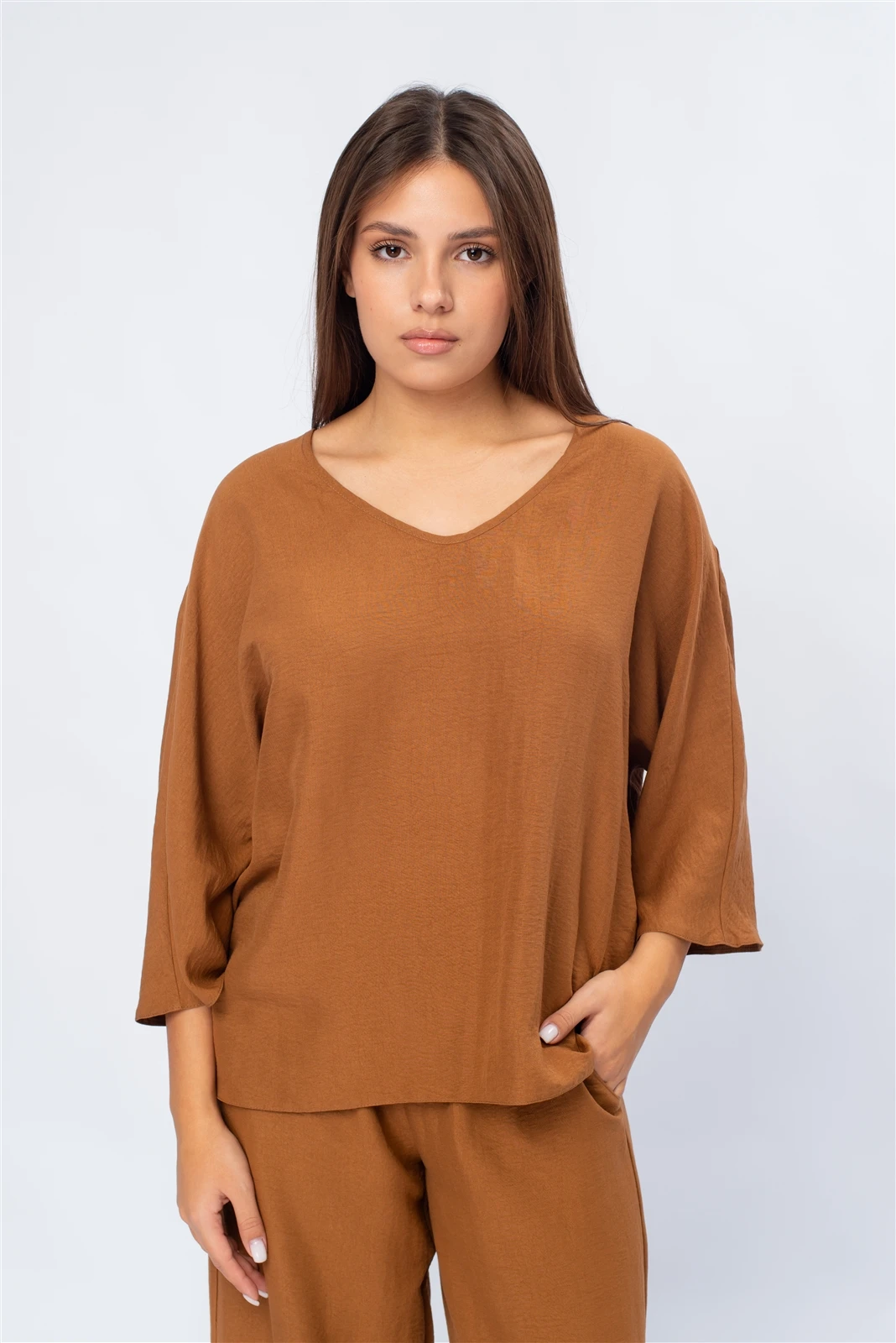 Блузка женская 5001.1.SN оптом от производителя Ledinika