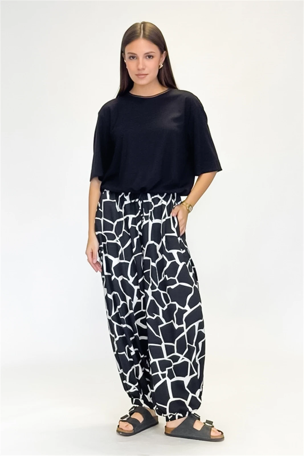 Брюки женские 6085.SAT оптом от производителя Ledinika