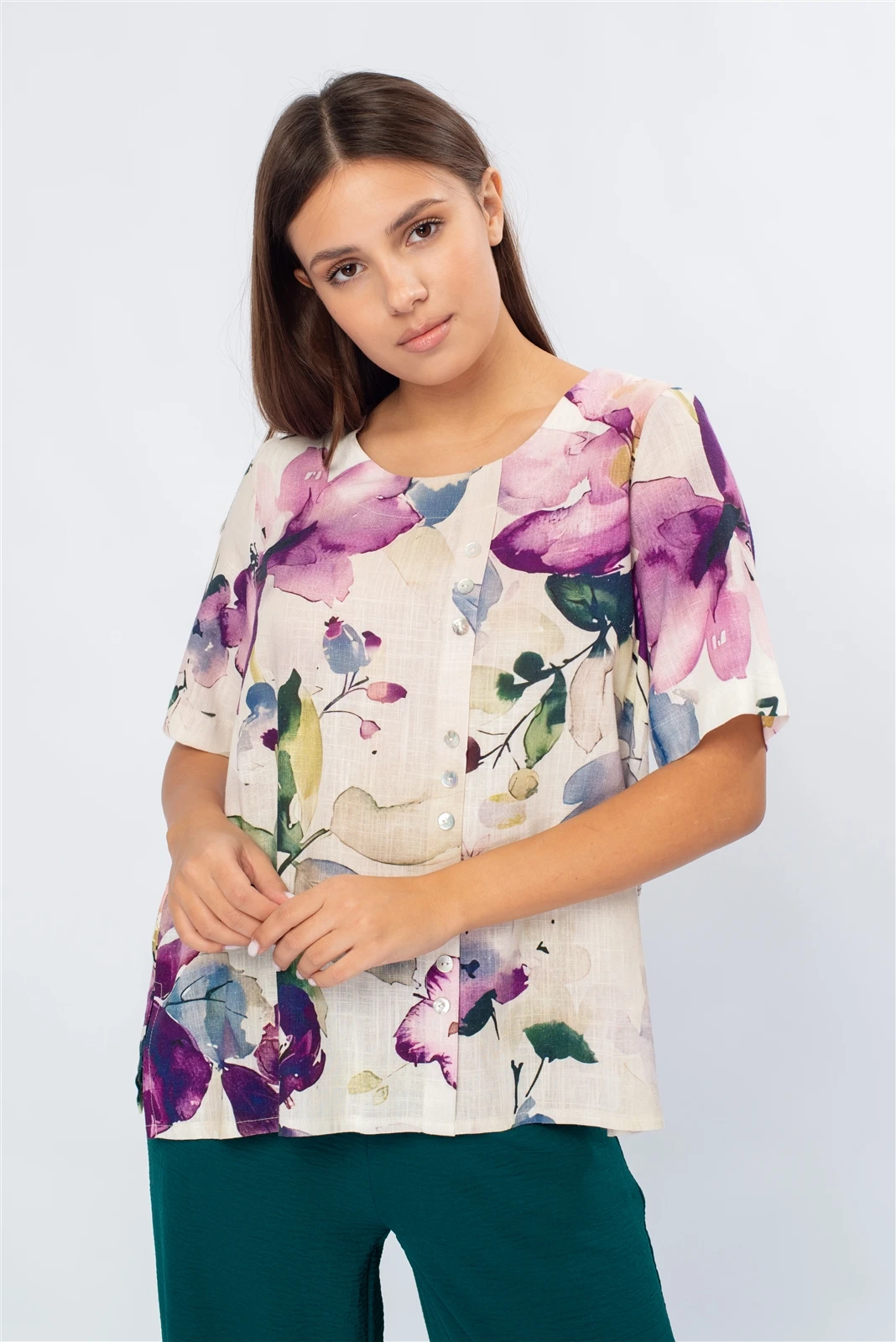 Блузка женская 6004.L оптом от производителя Ledinika