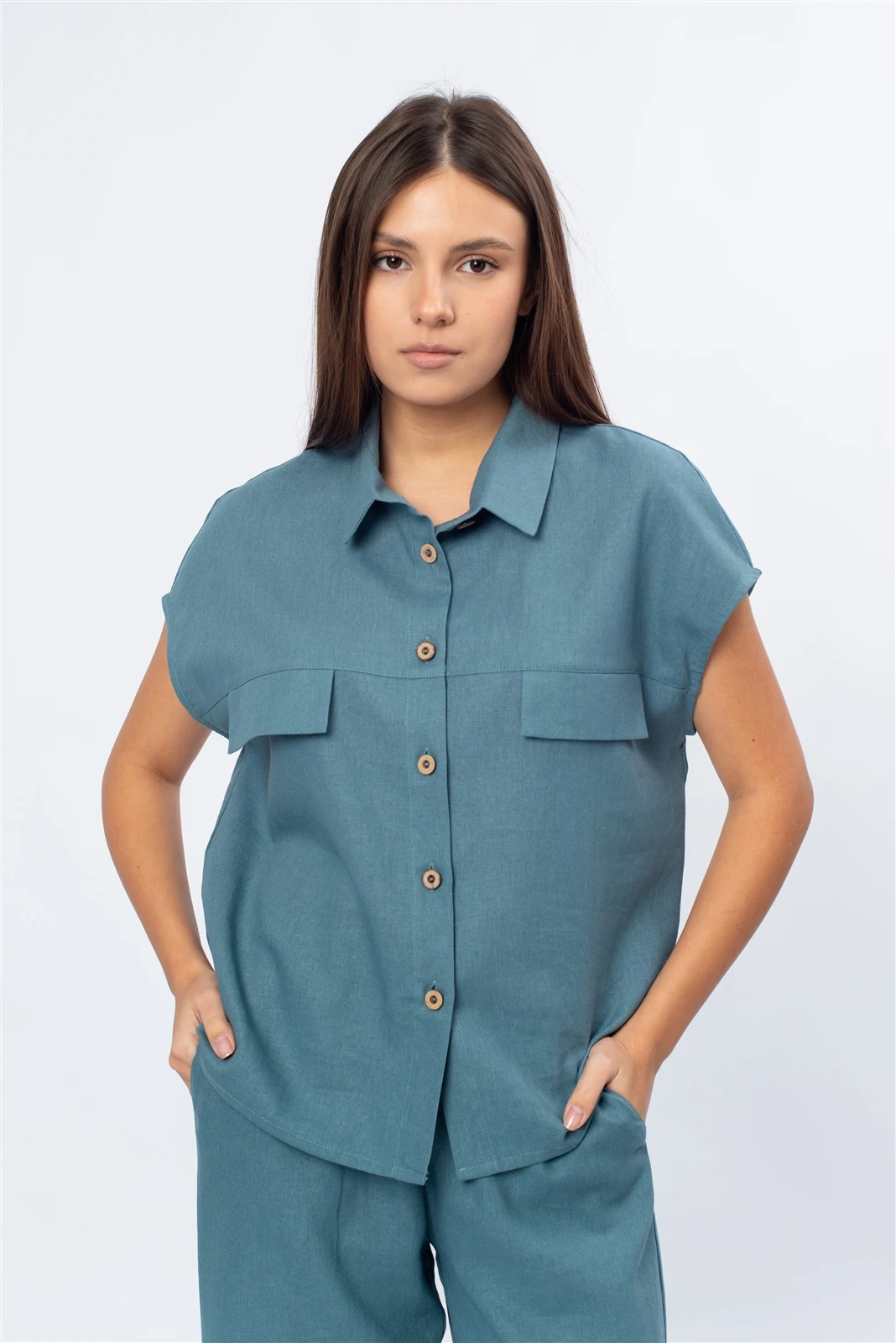 Блузка женская 6012.L оптом от производителя Ledinika