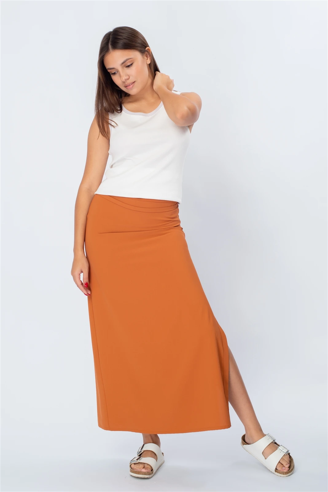 Юбка женская 6018.SA оптом от производителя Ledinika