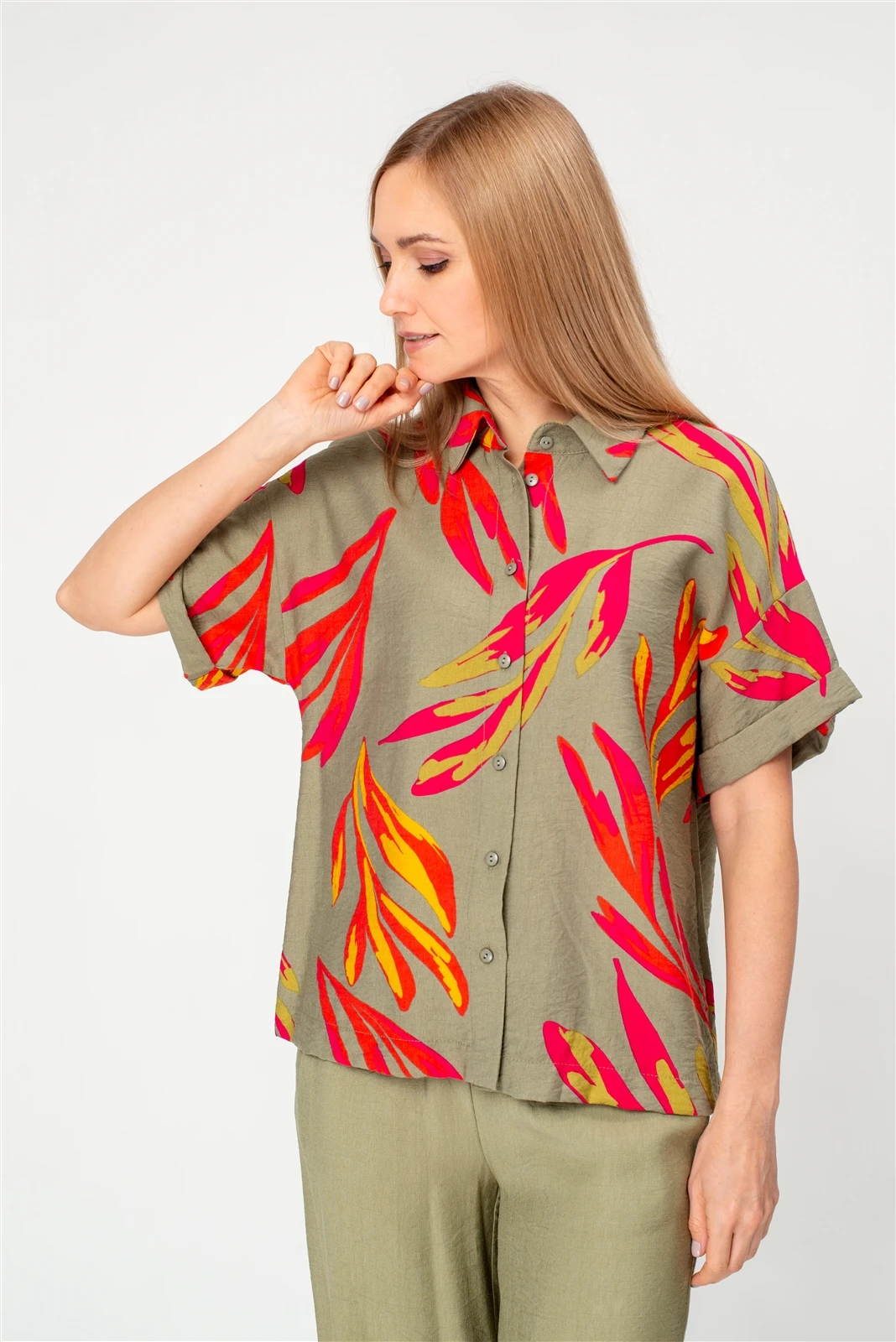 Блузка женская 4036.1.LB оптом от производителя Ledinika