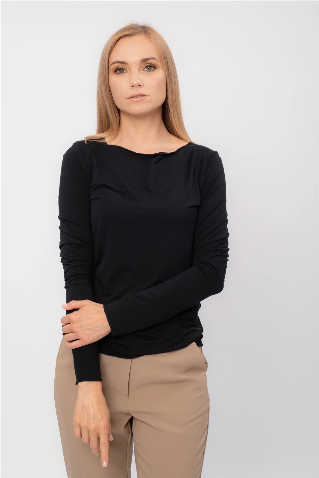 Лонгслив женский 4086.VR оптом от производителя Ledinika