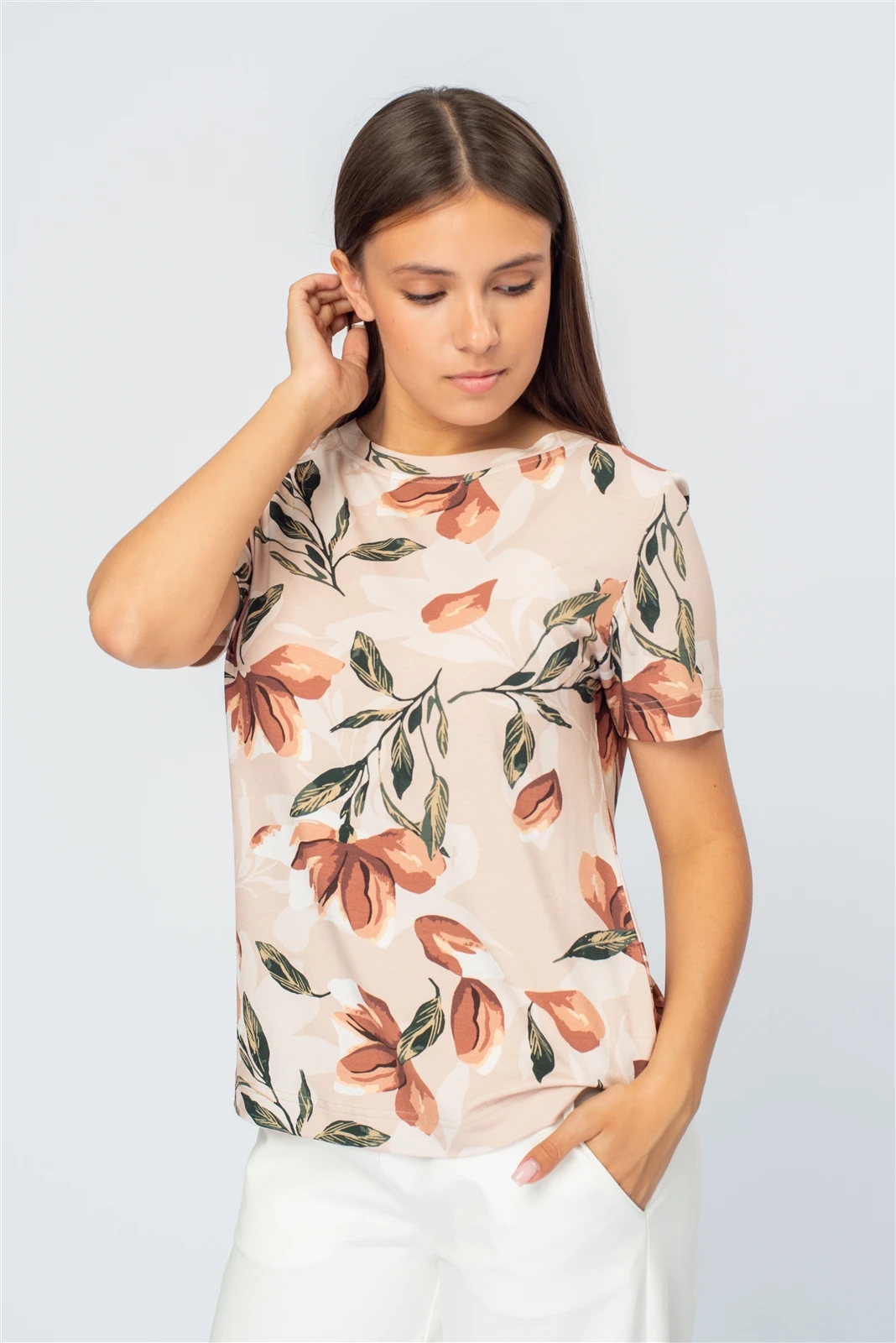 Футболка женская 1104.VND оптом от производителя Ledinika