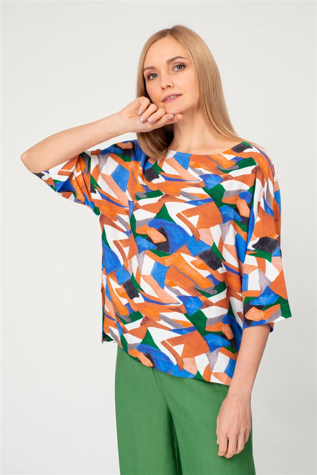 Блузка женская 3006.S оптом от производителя Ledinika