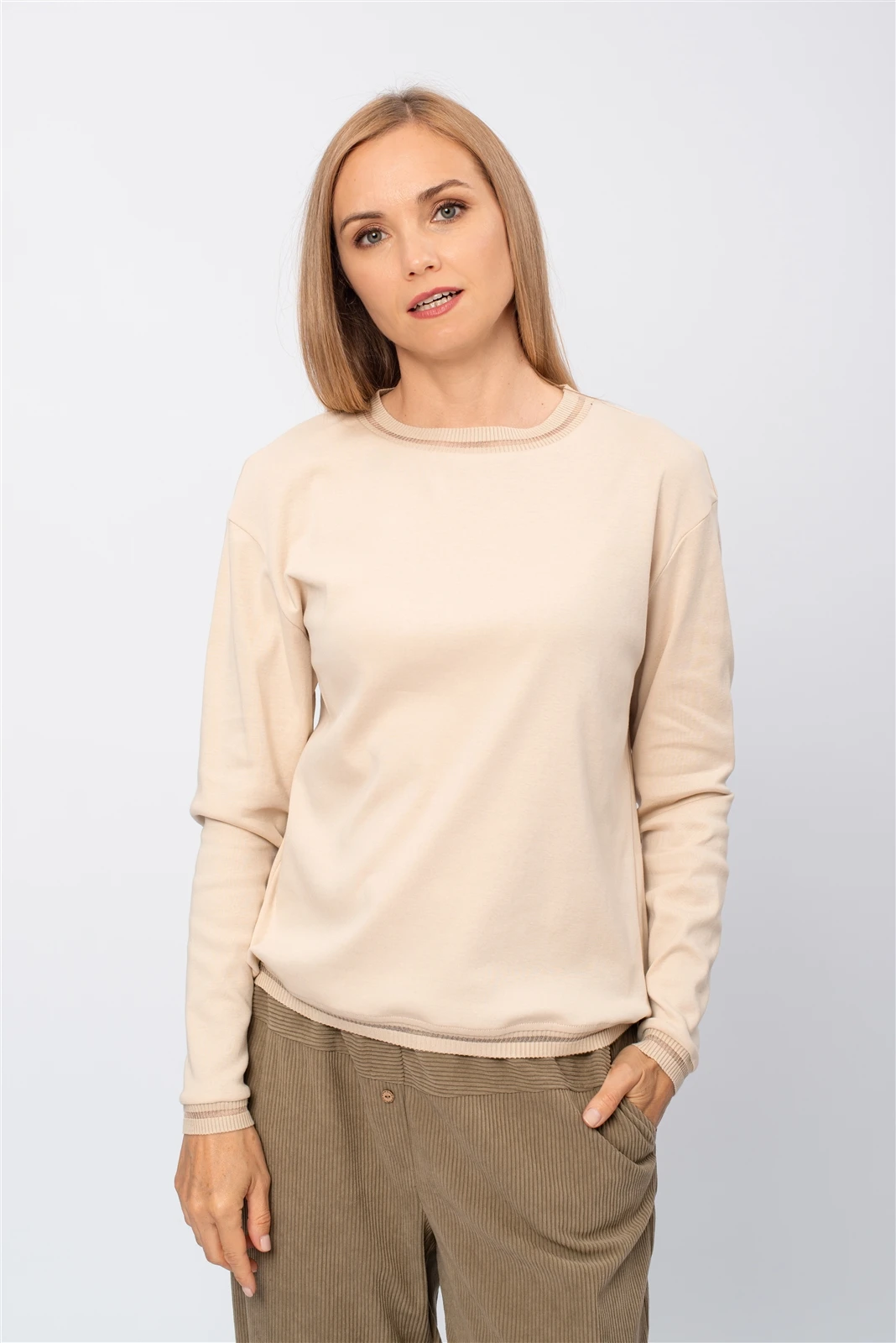 Джемпер женский 1148.RB оптом от производителя Ledinika