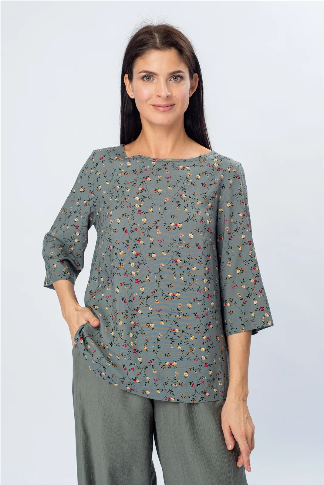 Блузка женская 6006.S оптом от производителя Ledinika