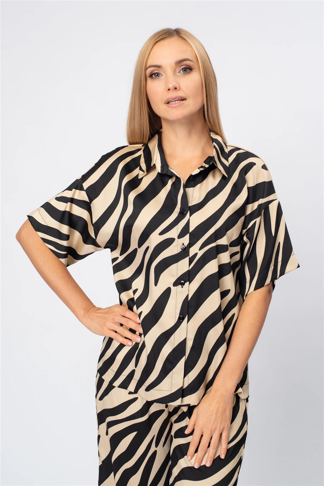 Блузка женская 4036.1.SAT оптом от производителя Ledinika