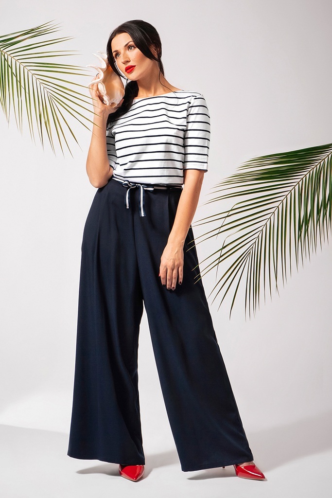 женская одежда в морском стиле | Морская классика Ledinika.jpg