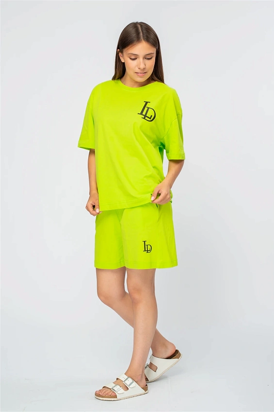 Костюм спортивный женский 3114.LK Наклейка от производителя Ledinika