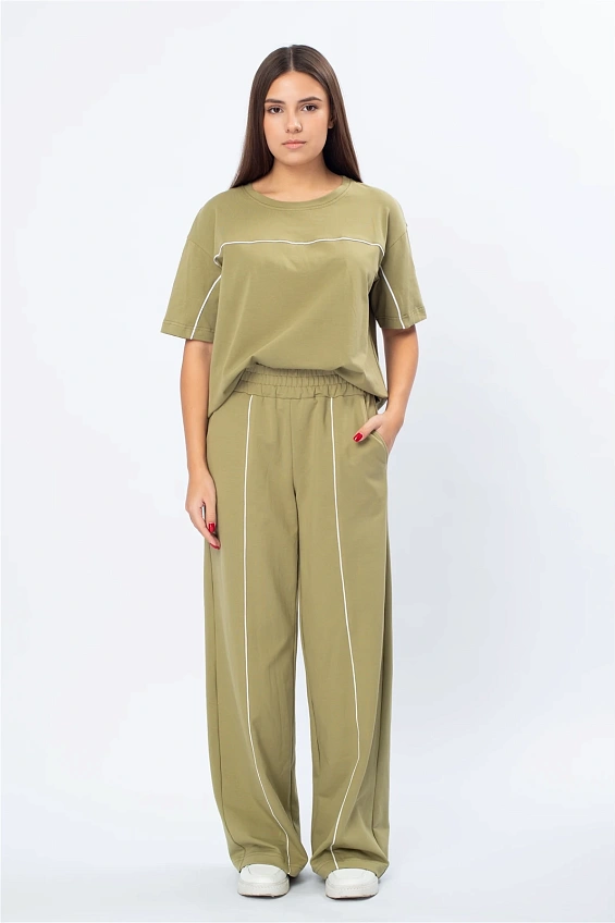 Брюки женские 6068.FPD оптом от производителя Ledinika