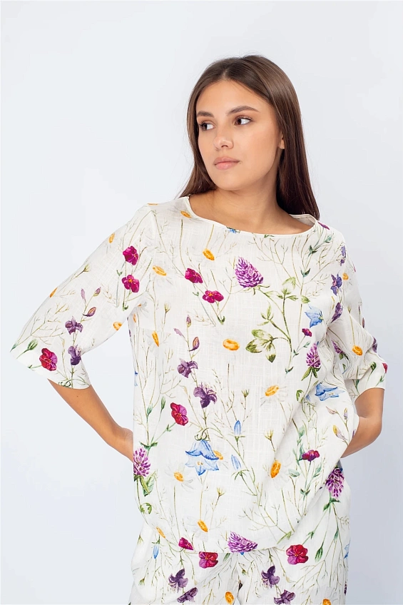 Блузка женская 6006.L оптом от производителя Ledinika